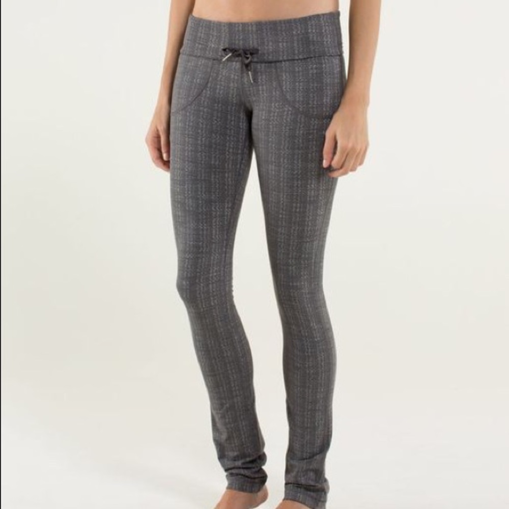 Lululemon sz 6 grey skinny will pants NWT
